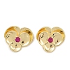 Brass Micro Pave Cubic Zirconia Pendants KK-G544-11G-1