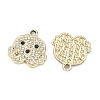 Alloy Rhinestone Pendants FIND-C087-01C-G-2