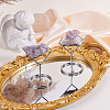Alloy Mineral Stone Display Holder LS-ODIS-WH0030-239P-4
