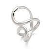 304 Stainless Steel Open Cuff Ring for Women X-RJEW-M025-02P-4