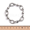 Tarnish Resistant 304 Stainless Steel Chain Bracelets BJEW-L661-09P-4