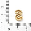 Brass Micro Pave Cubic Zirconia Pendants KK-A300-02G-S-3