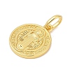 Brass Micro Pave Cubic Zirconia Pendants KK-A241-04G-2