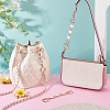 3Pcs 3 Styles Moon Star Heart Alloy Enamel Link Bag Extension Chains AJEW-GA0008-26A-4