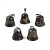 Natural Dragon Blood Pendants G-N349-15P-03-1