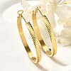 304 Stainless Steel Hoop Earrings for Women EJEW-C096-43G-02-1