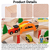 Wooden Train Track Risers WOOD-WH0029-57-4