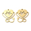 Ion Plating(IP) 304 Stainless Steel Pendants STAS-L020-020G-1