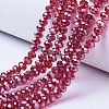 Electroplate Glass Beads Strands EGLA-A034-T4mm-A06-1