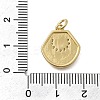 Brass Micro Pave Cubic Zirconia Pendants KK-D431-021A-01G-3