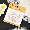 3Pcs Brass Pave Clear Cubic Zirconia Rectangle Slider Bracelet Making BJEW-BBC0001-19-6