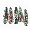 Synthetic Regalite/Imperial Jasper/Sea Sediment Jasper Pendants G-S366-006C-1