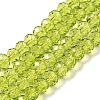 Transparent Baking Paint Glass Beads X1-DGLA-A034-T6mm-D05-1
