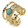 Natural Amazonite Finger Rings RJEW-U027-03G-06-1