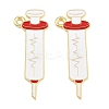 Medical Theme Alloy Enamel Pendants AL-CBA2919-03G-04C-1