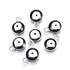 304 Stainless Steel Enamel Charms X-STAS-G122-24D-1