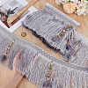 4M Polyester Fringe Tassel Trim DIY-OC0013-37E-3