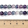 Natural Fluorite Beads Strands G-L634-B04-6mm-5