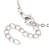 Brass Cable Chain Necklaces NJEW-JN04511-03-3