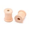 Schima Wood Sewing Embroidery Thread Spool ODIS-WH0030-01A-1