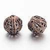 Iron Filigree Beads E589Y-NFR-2