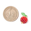 Glass Seed Beaded Berry Fruit Pendants PALLOY-MZ00729-01-2