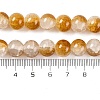 Crackle Baking Paint Imitation Jade Glass Beads Strands DGLA-T003-10mm-M-4