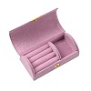 Arched Velvet Jewelry Set Storage Boxes LS-CON-R031-01B-4