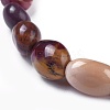 Natural Mixed Gemstone Bead Stretch Bracelets BJEW-K213-M01-4