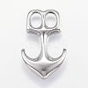 Non-Tarnish 304 Stainless Steel Leather Cord Clasps LS-STAS-P124-09P-1