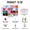 DIY Glass Round Beads Bracelets Making Kits DIY-YW0012-08-2
