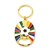 Alloy Colorful Enamel Football Bottle Opener Keychains LS-KEYC-I119-07G-1