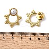 201 Stainless Steel ABS Plastic Pearl Stud Earrings EJEW-Z151-13G-07-5