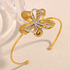 304 Stainless Steel Bangles for Women LS-BJEW-C121-01GP-1