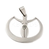 Non-Tarnish 201 Stainless Steel Pendants STAS-D190-18P-1