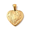 304 Stainless Steel Pendants STAS-B094-32G-1