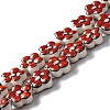 Handmade Porcelain Flower Beads Strands PORC-F003-01A-1