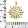 Brass Micro Pave Clear Cubic Zirconia Pendants KK-Q813-12B-G-3