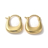Rack Plating Brass Oval Hoop Earrings for Women EJEW-L224-53G-1
