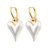 Two Tone Brass Hoop Earrings for Women EJEW-U055-20C-G-2