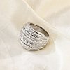 304 Stainless Steel Wide Finger Ring for Unisex RJEW-Z076-02P-02-3