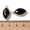 Natural Obsidian Pendants G-B009-01G-W-3
