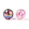 Printed Transparent Acrylic Beads MACR-T048-08-2