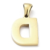 Ion Plating(IP) 316L Surgical Stainless Steel Pendants STAS-Q247-01G-04-2