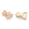 Light Gold Plated Alloy Pendants ENAM-T009-69D-RS-1