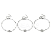 Marine Life Theme 304 Stainless Steel Link Bracelets BJEW-F534-02P-2