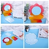 DIY Flower Shape Desk Mirror Frame Silicone Molds LS-DIY-E043-01-6