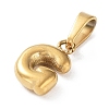 316L Surgical Stainless Steel Charms STAS-G315-01G-G-2