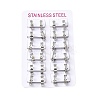 304 Stainless Steel Hoop Earrings EJEW-L302-02P-03-4