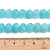 Faceted Dyed Natural White Jade Beads Strands GG-CBAE966-01B-M-5